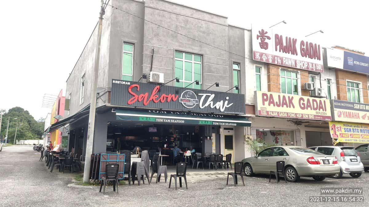 Sakon Thai Batang Kali Kedai Makan Batang Kali