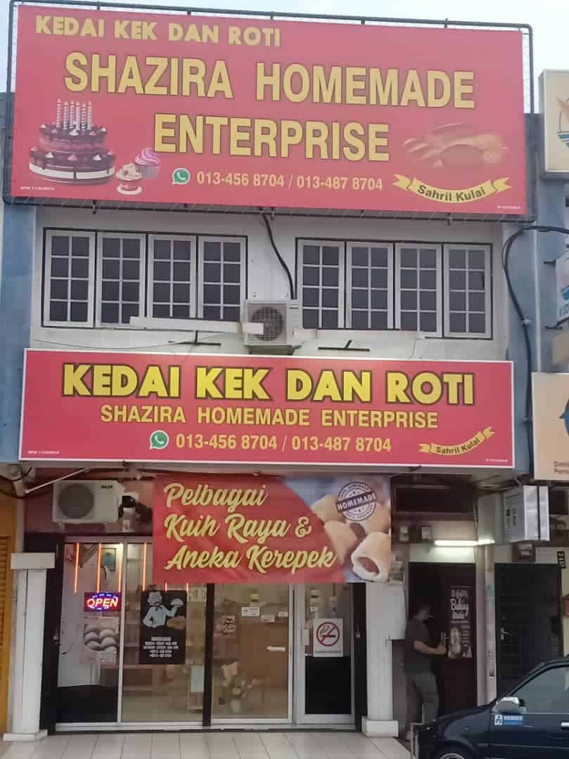 Shazira Homemade Enterprise Kedai Kek Manjung