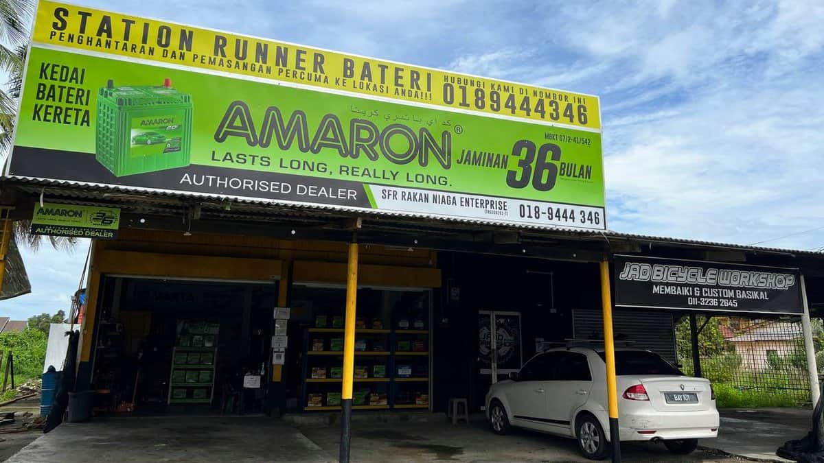 Station runner bateri Kedai Bateri Terengganu