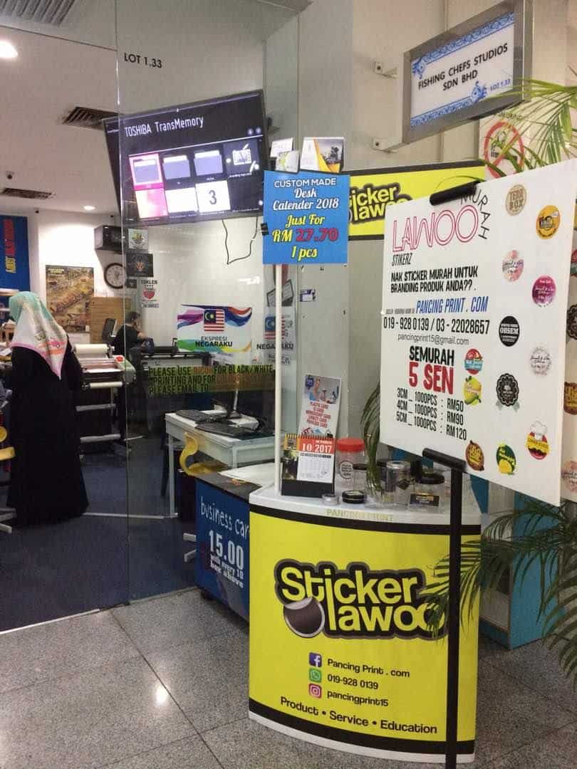 Sticker Lawoo Murah Kedai Sticker Selangor