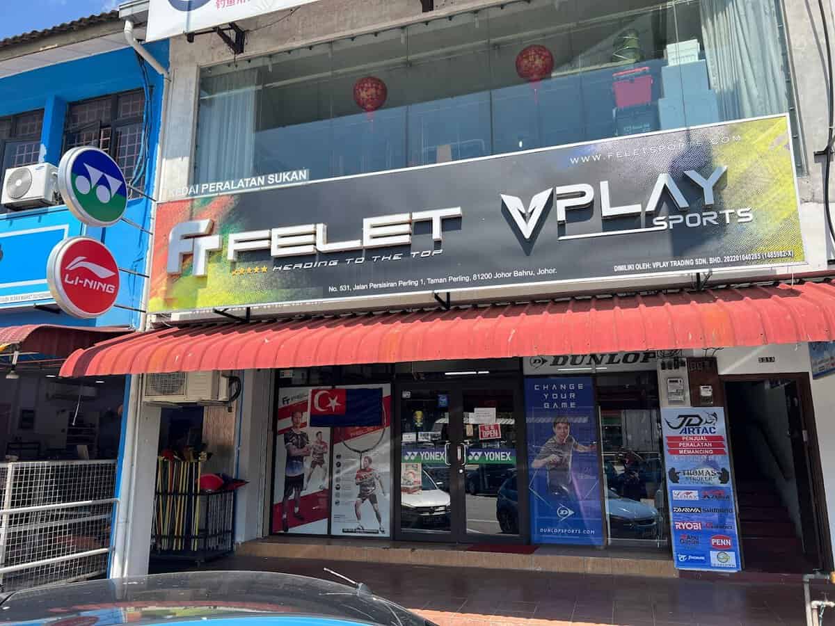 VPLAY Sports (JB) Kedai Badminton Johor