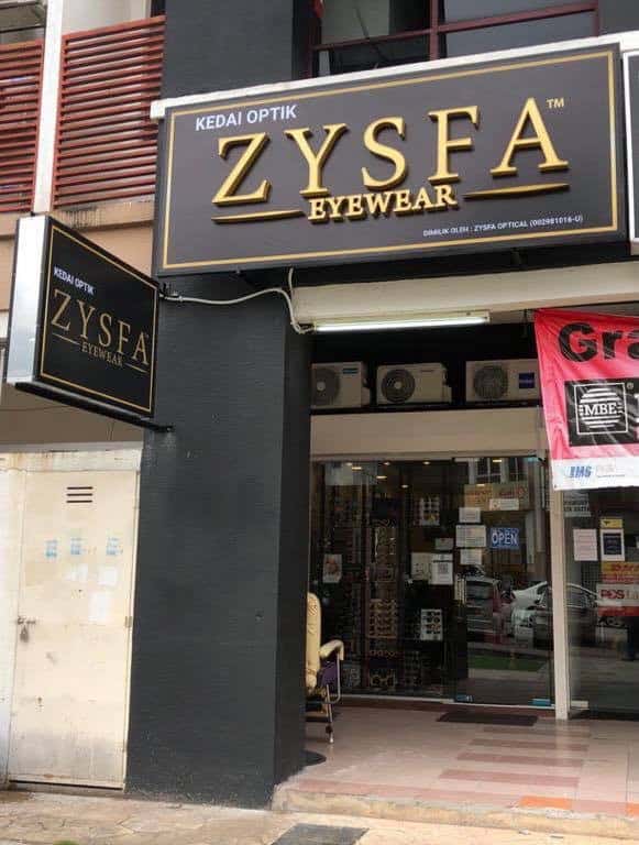 ZYSFA EYEWEAR Kedai Cermin Mata Kuala Lumpur