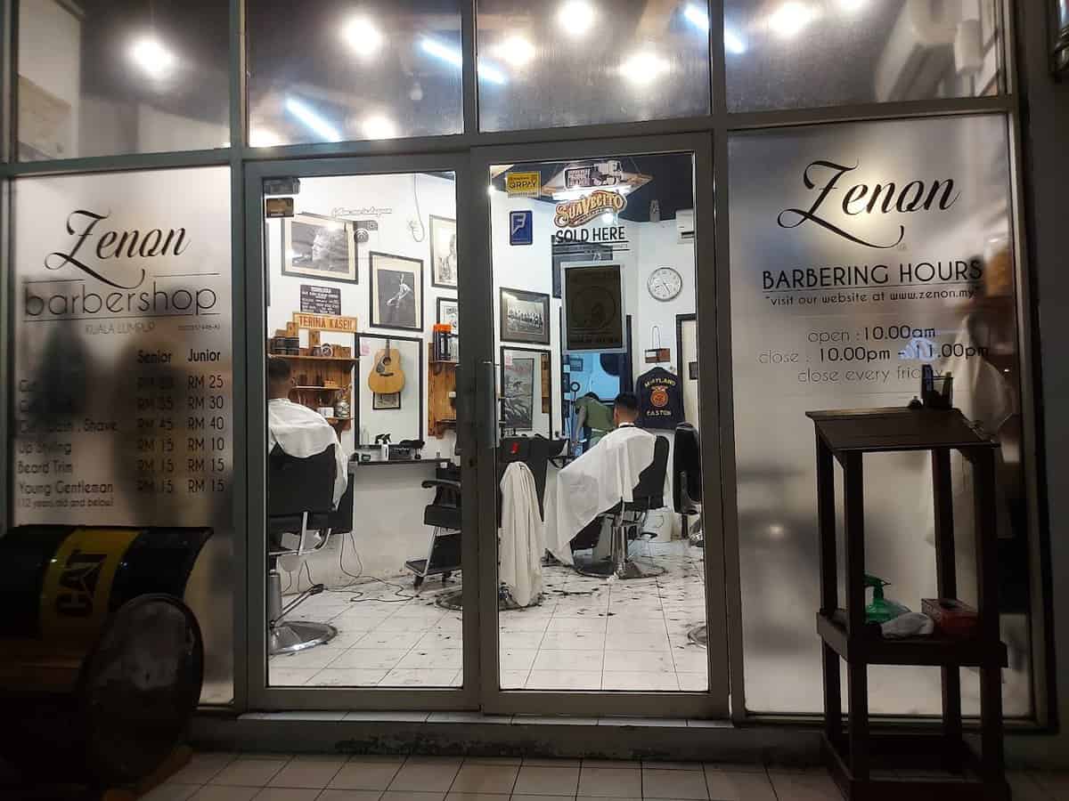 Zenon Barbershop Kedai Gunting Rambut Kuala Lumpur