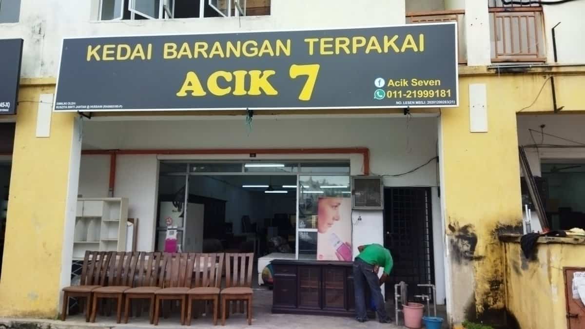 acik 7 perabot terpakai Kedai Perabot Seri Kembangan